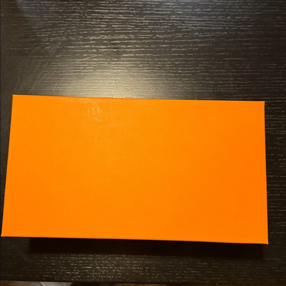 Bright Orange Box with Textured Finish